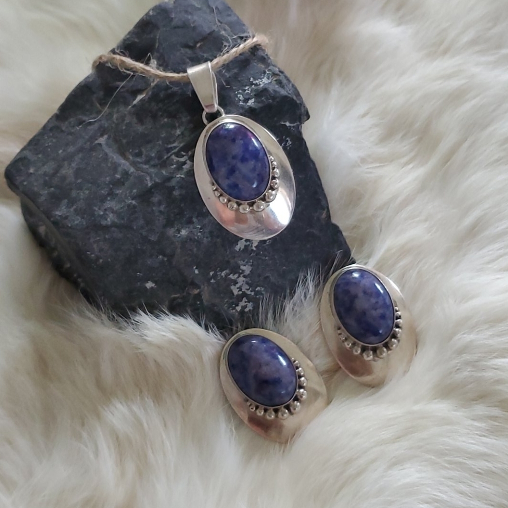 Silver and sodalite